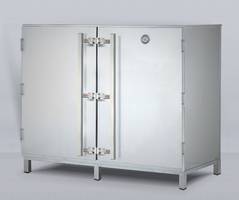 Bulk Dry-Storage Desiccator Cabinets feature self-closing doors.