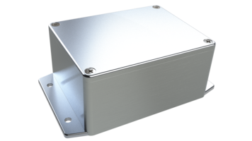 Diecast Aluminum Enclosures protect against fluid penetration.