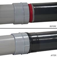 PVC Coated Sealing Locknuts feature integral sleeve on reverse side.