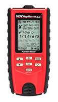 VDV MapMaster™ 3.0 Cable Tester features large backlit display.