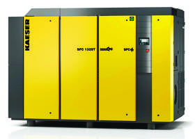 SFC 75-132S VFD Screw Compressors feature enhanced cooling design.