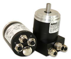 NR60 Series Rotary Shaft Encoders feature built-in Ethernet switch.