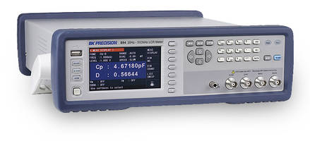 Bench LCR Meters feature built-in adjustable DC bias source.