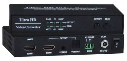 4K HDMI Up/Down Scaler features built-in HDCP 2.2 to HDCP 1.4 converter.