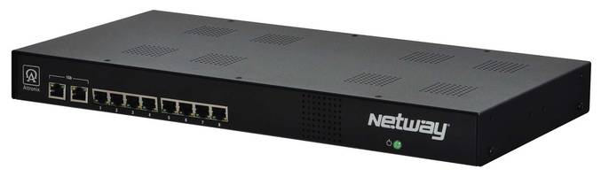 NetWay™ PoE Switches are equipped with eight 10/100/1000 Ethernet ports.