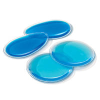Blue Gel Eye Patches are used during spa facial treatments.