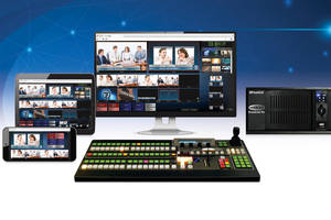 Broadcast Pix BPswitch provides up to 22 SDI inputs and 12 outputs.