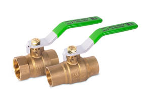 Ball Valves are rated at 600 PSI non-shock CWP and 150 PSI SWP.