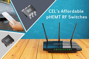CEL CG2409 RF Switches are used as diversity switches.