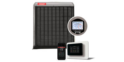 Echelon&trade; Residential Systems are equipped with Echelon Hx&trade; Thermostat.