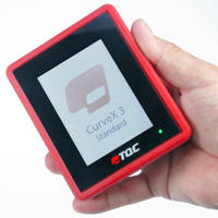 CurveX 3 Oven Recorder is equipped with full-color touchscreen.