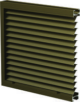 Thinline Louvers are made of heavy-gauge aluminum.