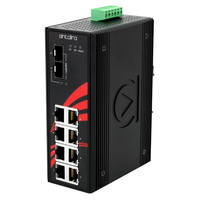 LNP-1002G-10G-SFP-24 PoE+ Switches come with IP30 rated metal casing design.