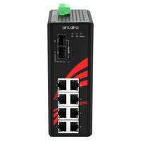 LNP-1002G-10G-SFP Series PoE+ Switches feature built-in relay warning function.
