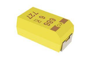 Polymer Electrolytic Capacitors offer up to 680 µF capacitance.