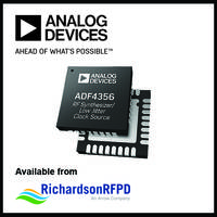 ADF4356 Wideband Synthesizer feature RF output mute function.