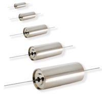 HHT Series Electrolytic Capacitors feature glass-to-metal seal.