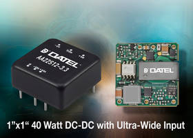 AA Series DC-DC Converters are equipped with input differential LC filter.