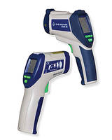 Pistol-grip Infrared (IR) Thermometers feature auto power-off mode.