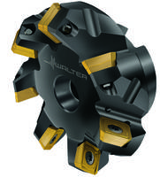 M4003 Face Milling Cutter comes with positive geometry inserts.