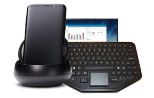 Dual Connectivity Rugged Keyboards come with integrated battery.