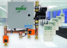 Chilled Beam Pump Module comes with digital controller.