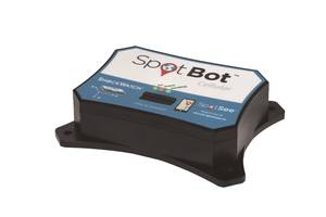 SpotBot Monitoring Device is equipped with off-the-shelf lithium batteries.