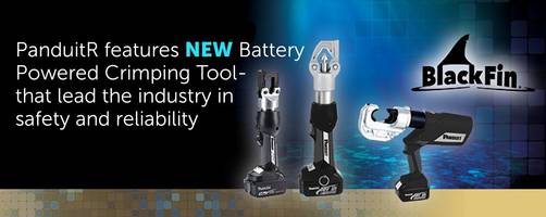 Panduit Launches BlackFin™, OSHA Compliant Battery-Powered Installation Tools