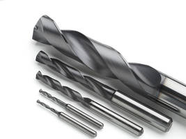 Solid-Carbide Feedmax - P Drills feature TiAlN coating.