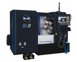 SL-II 9000 Series CNC Lathes feature six rows of bearing.