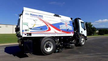 HyperVac Vacuum Street Sweeper comes with dual vacuum nozzles.