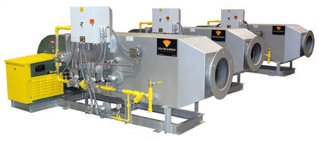 Stelter and Brinck's Paste Heaters are equipped with combustion blower.
