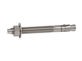 CONFAST®316 Stainless Steel Wedge Anchors are suitable for static load applications.