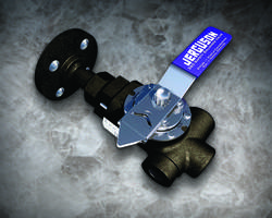 Jerguson® 360 Series Safety Ballcheck Valves come with cleanout port.