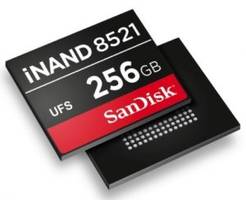 iNAND Embedded Flash Drives provide storage capacities of up to 256G.