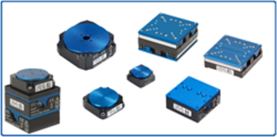 Miniature Positioning Stages are powered by ceramic direct-drive motors.