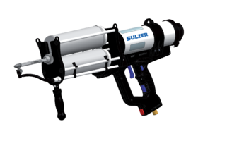 MIXPAC™ MixCoat™ Spray Coating Dispensing System features dual stage trigger.