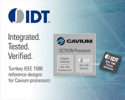 Integrated IEEE 1588 Software is suitable for Cavium system on chip applications.