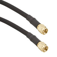 SMA Fixed Length Cable Assemblies come with black polyethylene jacket.