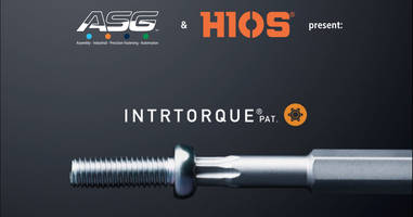 INTRTORQUE® Screw and Bit Combination features tapered end.