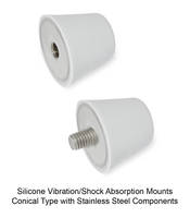 Silicone Vibration/Shock Absorption Mounts are compliant to RoHS standards.