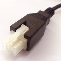 GlobTek's PN MOL1B/C19505 Overmolds are molded on PVC or Silicone material cable jackets.
