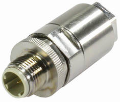 M12 INOX Connectors are made of corrosion resistant stainless steel.
