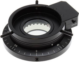 Aven's LED Ring Light features adjustable polarizer dial.