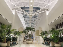 Orlando International Airport's South Intermodal Terminal Facility Topped with Acurlite Skylight, Finished by Linetec