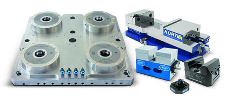 Kurt Workholding to Feature DX4™ CrossOver® Vise, Pneumatic Zero-Point Clamping System and Five Axis Holding Solutions at IMTS 2018