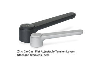 New Zinc Die-Cast Flat Tension Levers are Compliant to RoHS Standards