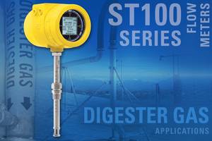 Rugged ST100 Digester Gas Flow Meter Provides Accurate, Safe, & Compliant Measurement