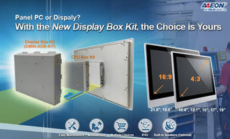 New Display Box Kit from AAEON Allows Users to Convert Panel PCs into Digital Displays