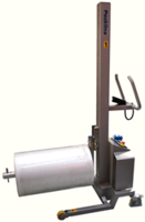 Packline Materials Handling Introduces New Single Spindle Attachment with Rollers for Handling Heavy Film and Foil Rolls